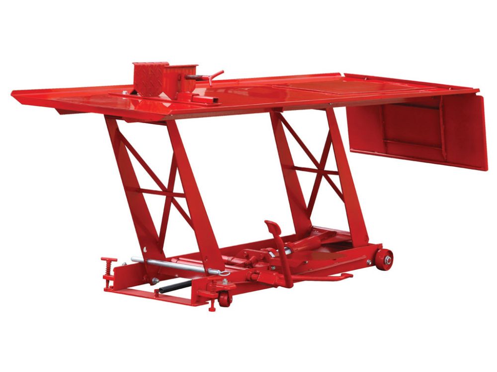 Hidraulikus motorkerékpár emelő, 400kg TRE64001