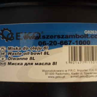 Olajleengedő tál kiöntő nyílással 8 literes G02635 - Image 3