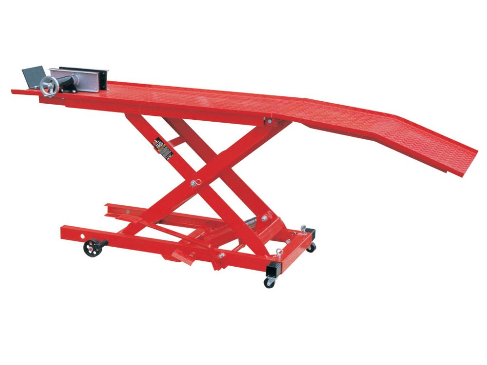 Hidraulikus motorkerékpár emelő, 360kg TRE6407