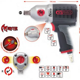KS TOOLS Monster 3/4" 1690Nm légkulcs 515.3785 - Image 2
