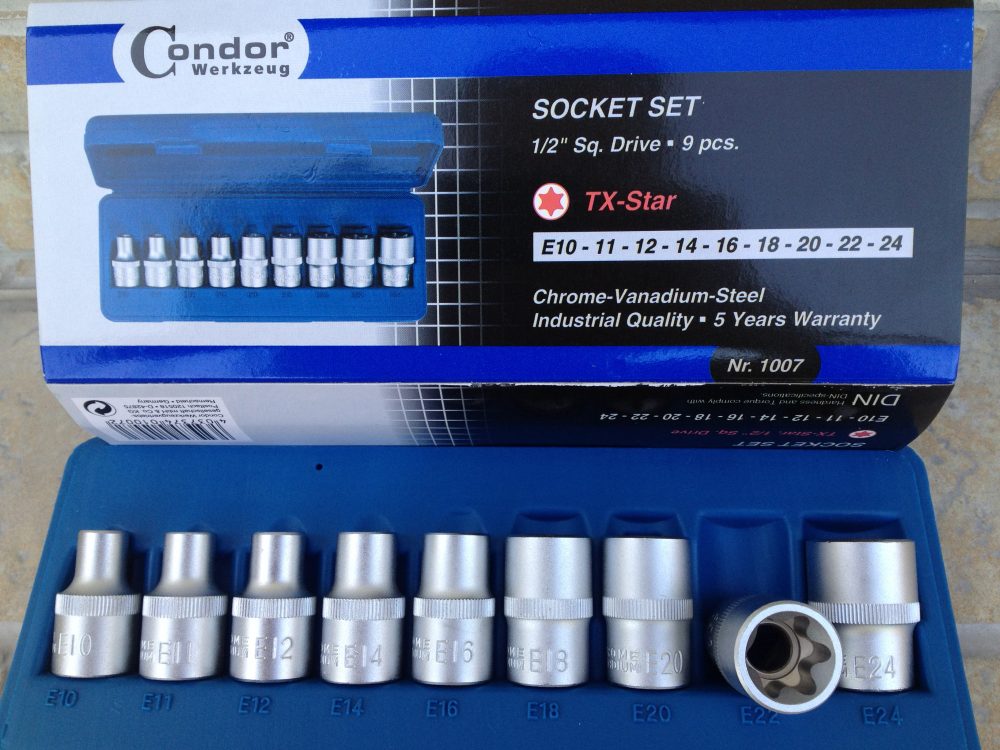 E torx készlet CON1007