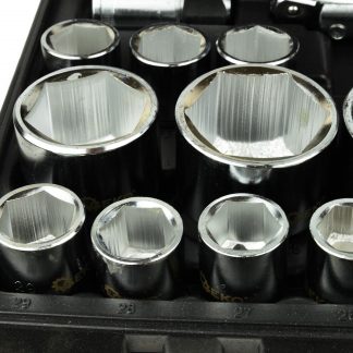 Dugókulcs készlet 6 lapú (3/4″ és 1″) 21-65mm 26 részes G10115 - Image 3