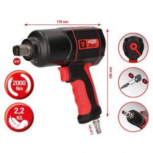 KS TOOLS “The Devil” 3/4″ 2000Nm légkulcs 515.3400 - Image 2