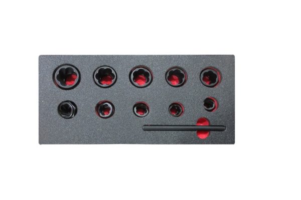 Sérült csavar leszedő készlet (9-19mm) 11 részes QS50928A