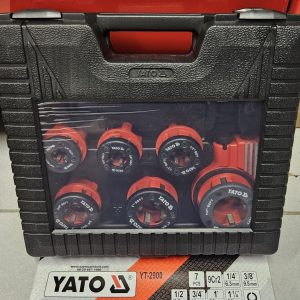 Csőmenetmetsző készlet 1/4″-1.1/4″ (7 részes) YT-2900 - Image 4