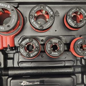 Csőmenetmetsző készlet 1/4″-1.1/4″ (7 részes) YT-2900 - Image 2