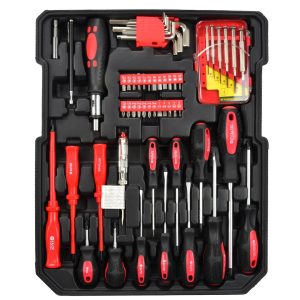 Szerszámkészlet alumínium kofferben 187 darabos G10855 - Image 2