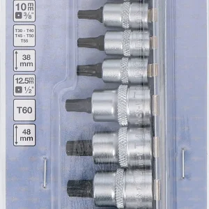 Bit dugókulcs készlet torx T8 - T60 (12 részes) BGS-5098 - Image 3
