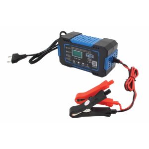 Intelligens, automata akkumulátortöltő LCD kijelzővel (12V/6A) S-90310
