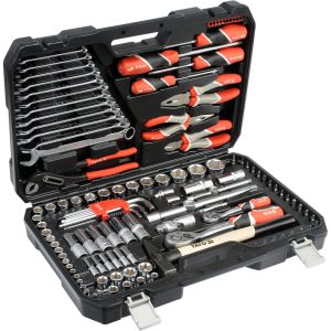 Dugókulcs klt. 1/4″ – 1/2″ 122 részes YATO profi YT-38901 - Image 2